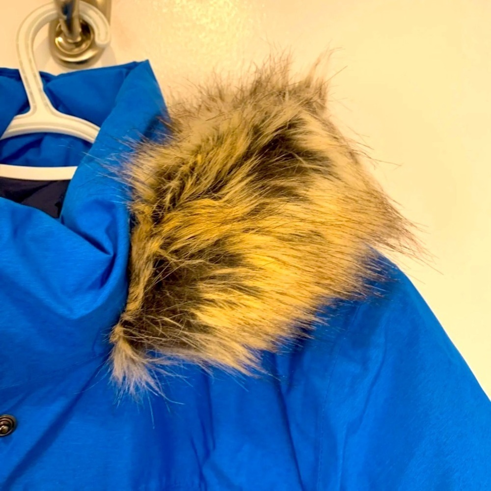 LANDSEND Women Petite Expedition Down Parka Warmest Light Weight, Removable Hood - Picture 3 of 6